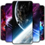 galaxy wallpaper android application logo